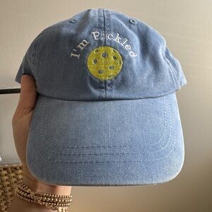 Blue Denim Pickleball Graphic Hat